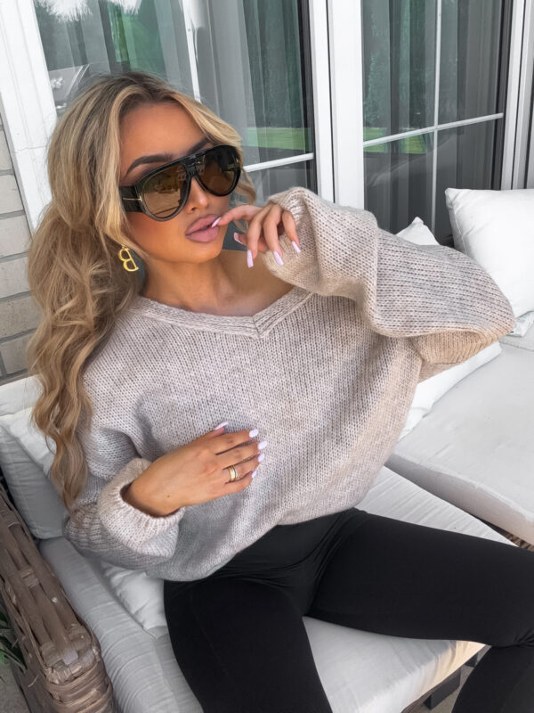 SWETER SOFT BY ME BEŻOWY