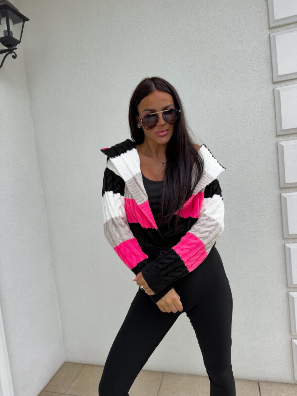 SWETER AURA W PASKI BY ME CZARNY
