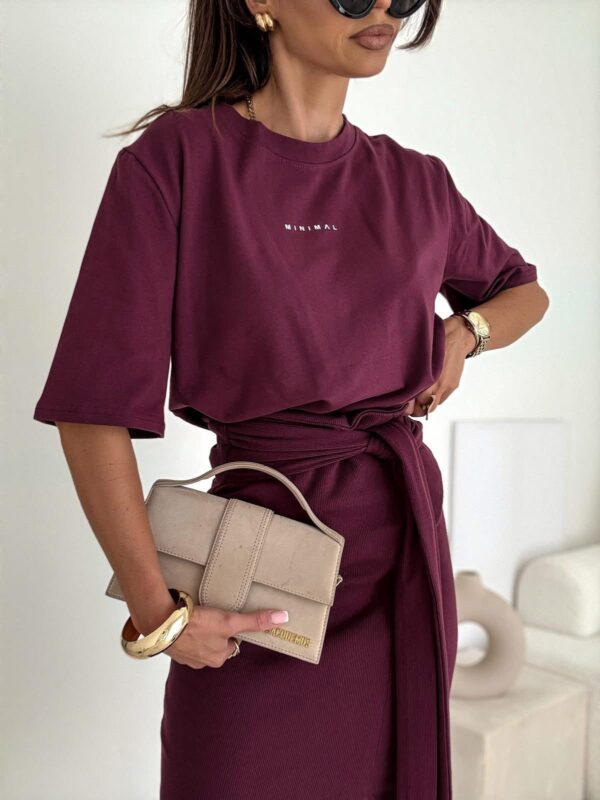 T-SHIRT MINIMAL BOCCA BORDOWY