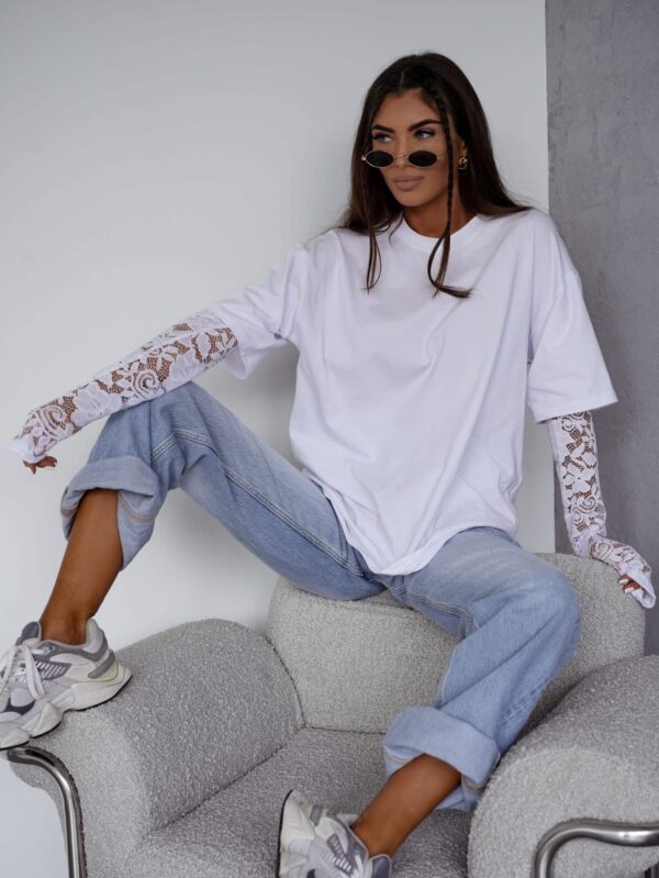 BLUZKA AMI BOCCA BIAŁA