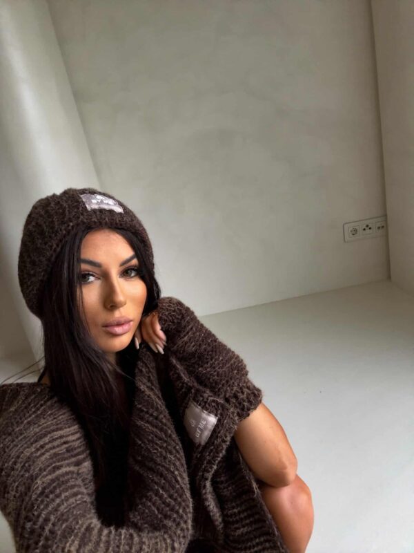 KOMPLET ALASKA BY ME CZEKOLADOWY