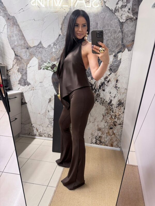 BLUZKA BIANCA SLAY CZEKOLADOWA