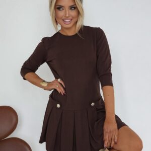 SUKIENKA CHRISTMAS LA BLANCHE CZEKOLADOWA