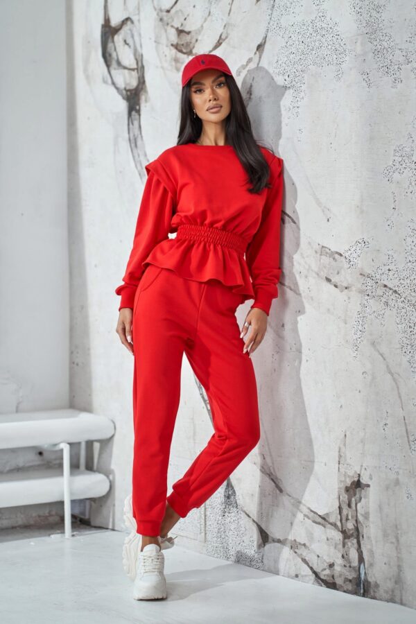 KOMPLET DRESOWY FLOW CZERWONY