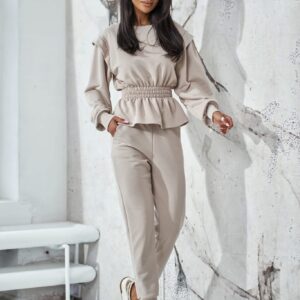 KOMPLET DRESOWY FLOW BEŻOWY