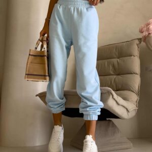 SPODNIE DRESOWE CLASSIC BY ME BŁĘKITNE