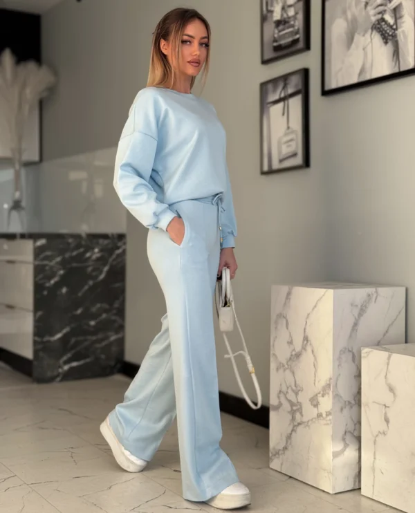 KOMPLET DRESOWY SIENNA BŁĘKITNY