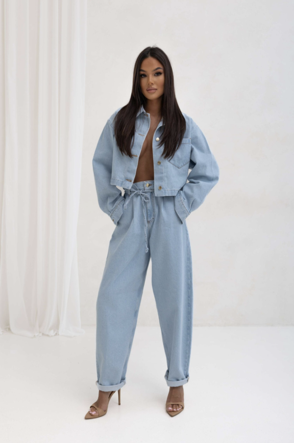 SPODNIE JEANSOWE SEMPRE BŁĘKITNE