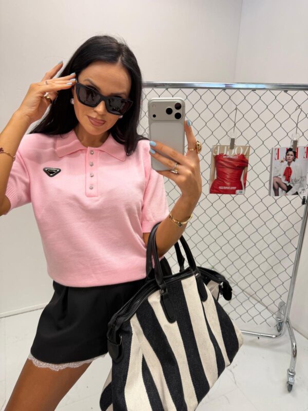 BLUZKA POLÓWKA LAMILLA RÓŻOWA