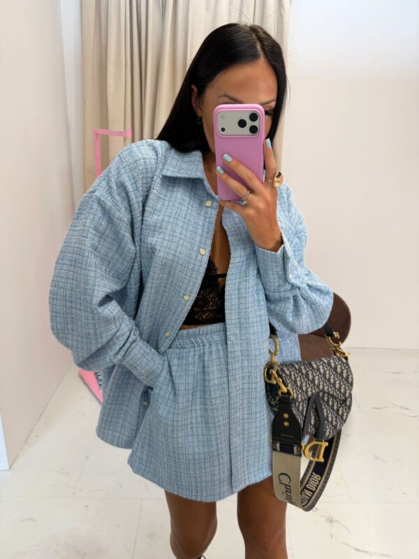 KOMPLET RIVIERA LAMILLA BŁĘKITNY