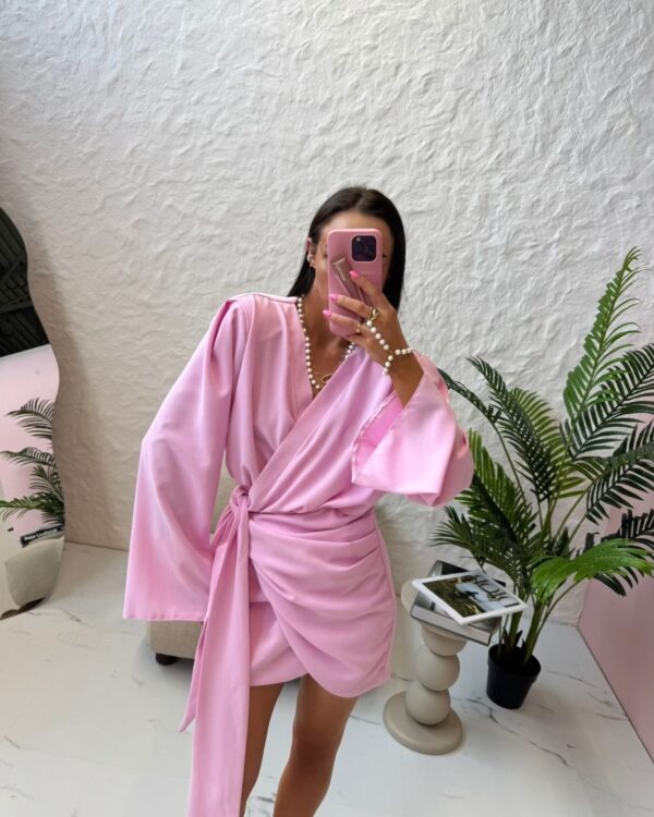 SUKIENKA KIMONO LAMILLA RÓŻOWA