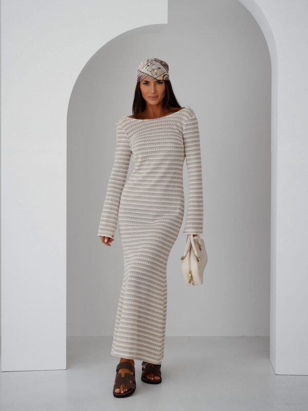 SUKIENKA FRANCESCA BIAŁO-BEŻOWA