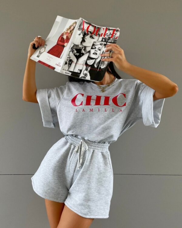 SPODENKI DRESOWE CHIC LAMILLA SZARE