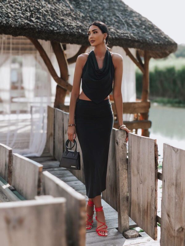 KOMPLET PARYŻ AGATHA FASHION CZARNY